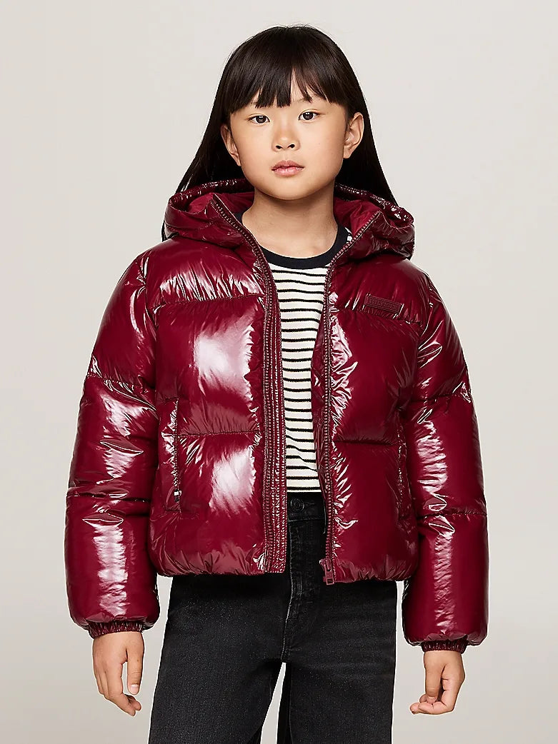 New York glossy puffer jacket