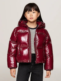 New York glossy puffer jacket
