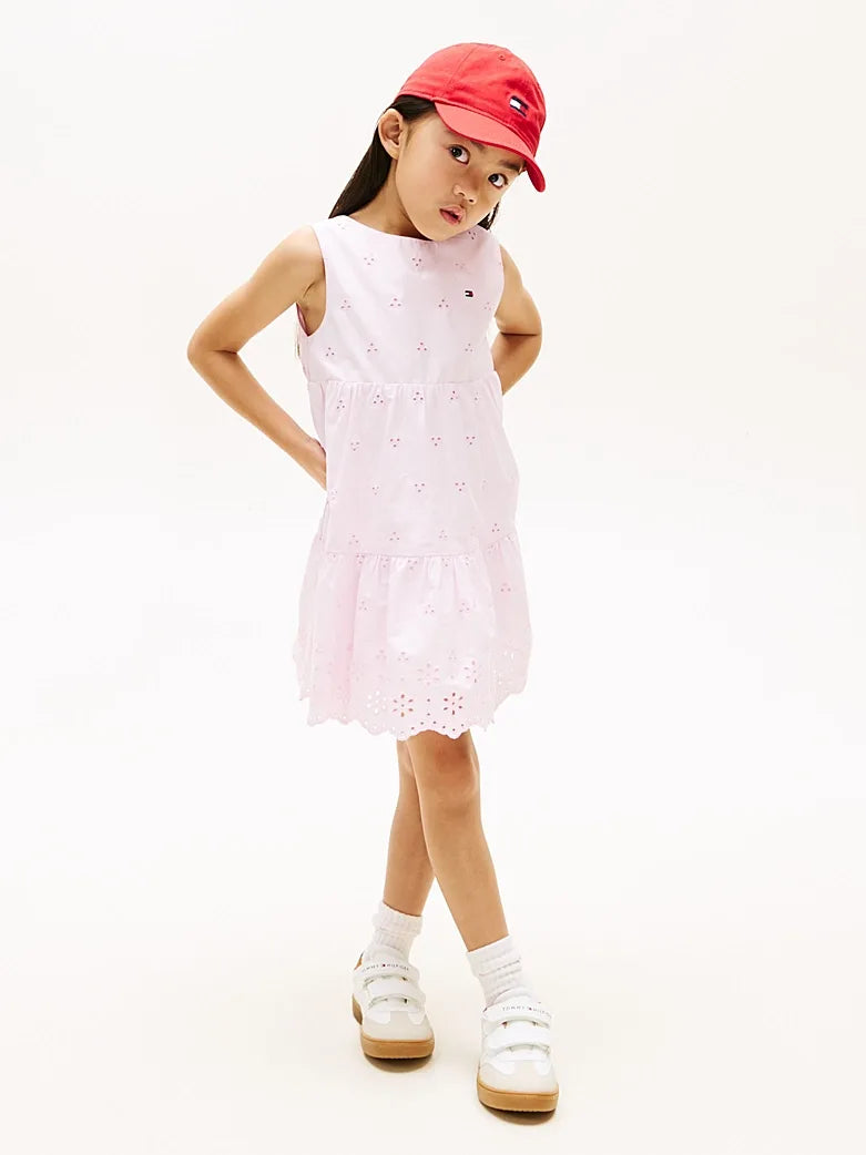 LG Broderie anglaise bow dress