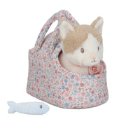 Knuffelkat Marley in tas GRS