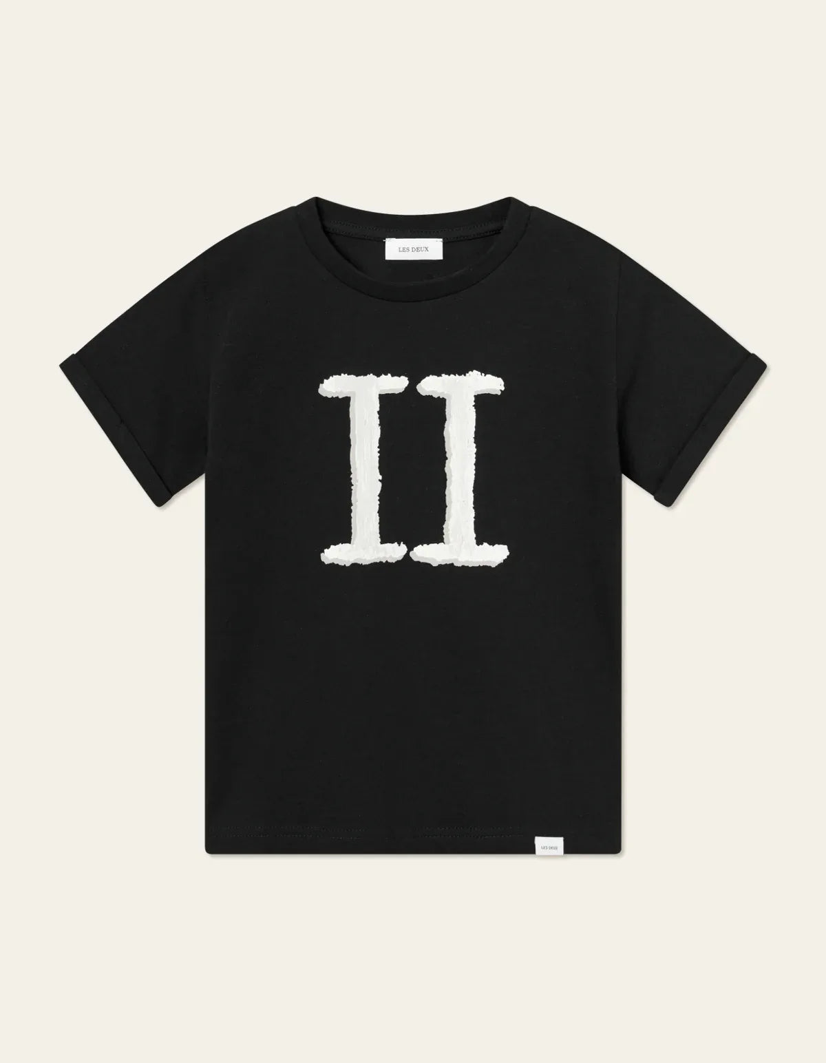 Les Deux Hand Drawn Encore T-Shirt 100215-black/ivory