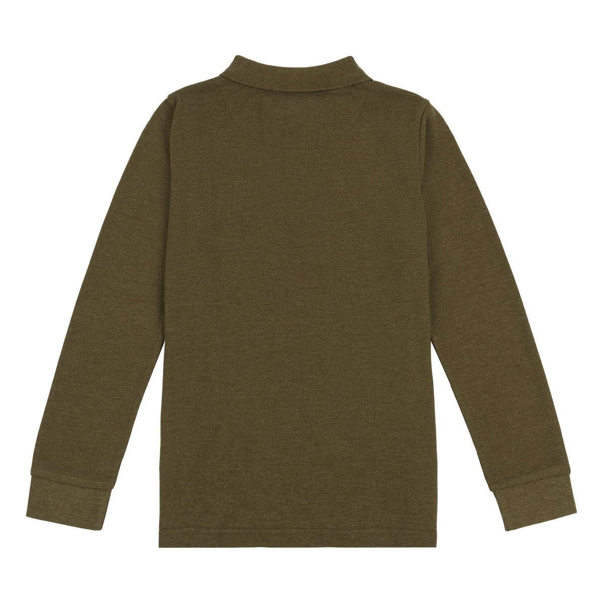 marl longsleeve polo
