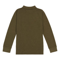 marl longsleeve polo
