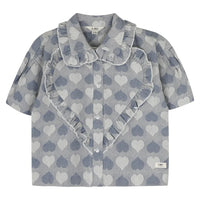 Labo Laila blouse Blue denim light