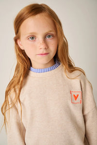 Tumble Le Coeur sweatshirt Oatmeal melange