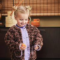 Z8 Liene borgvest Amber brown/aop