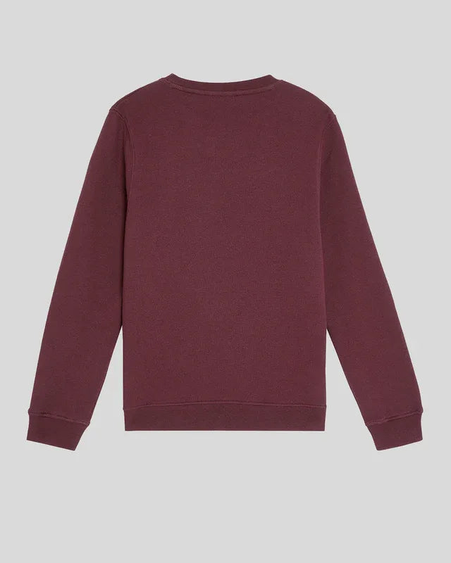 Lyle&scott Crew Neck Sweatshirt Z562 burgundy