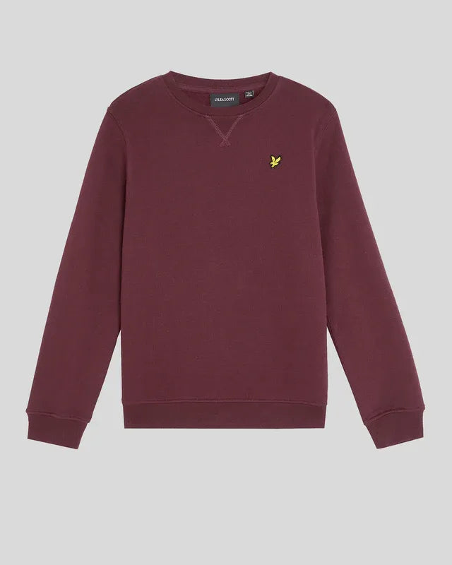 Lyle&scott Crew Neck Sweatshirt Z562 burgundy