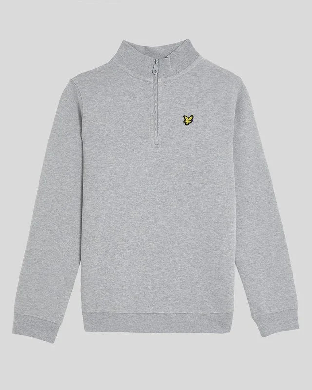 Lyle&scott Quarter Zip Pullover D24 light grey marl