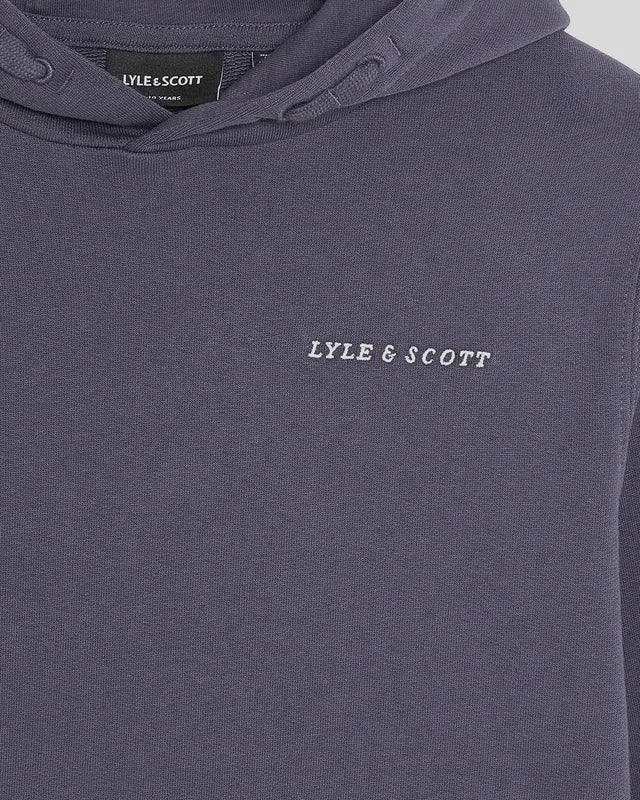 Script Embroidered Hoodie