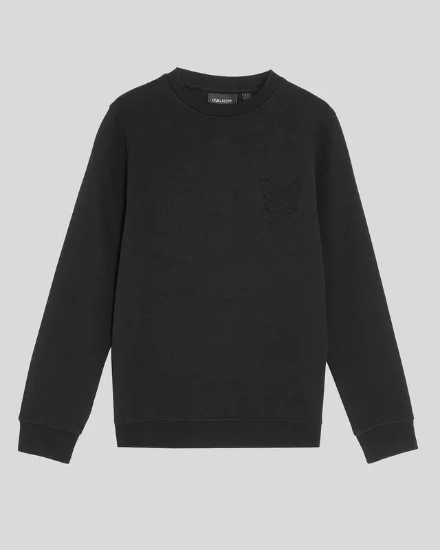 Embossed Eagle Crew Neck