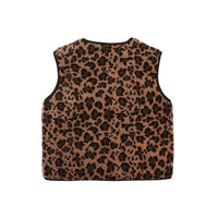 Z8 Mellody gilet Amber brown/aop