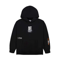 Lab Off-White Off Active Duct Tape Hoodie Black