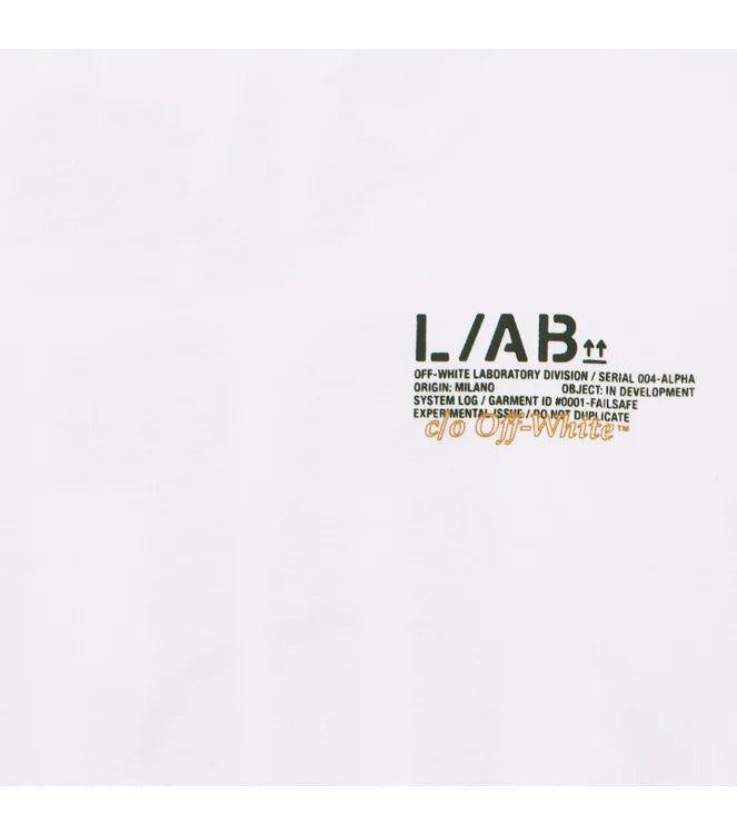 Lab Off-White Off Active Duct Tape T-Shirt White