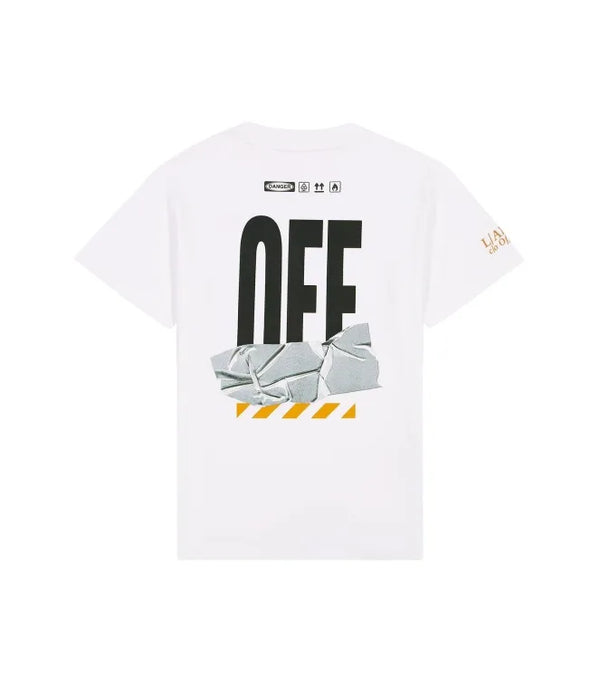 Lab Off-White Off Active Duct Tape T-Shirt White