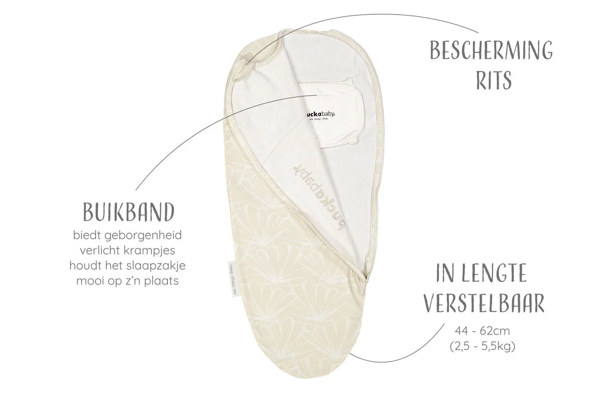 Puckababy piep Seashell sand