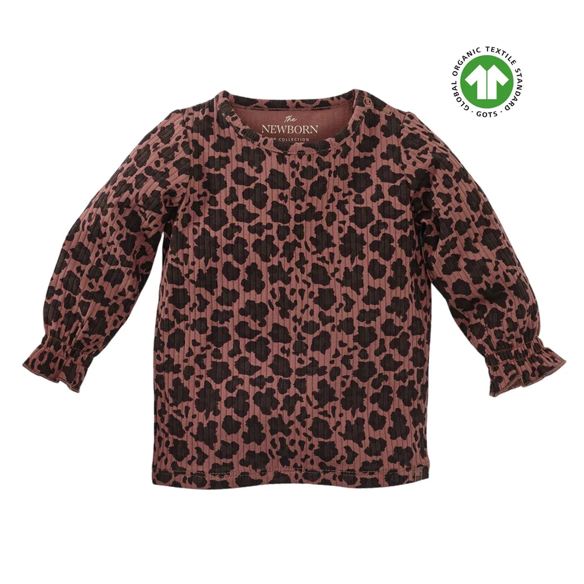 Z8 Perla longsleeve Amber brown/aop