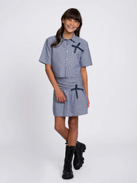 Nik&nik Polly Skirt Off white/royal blue