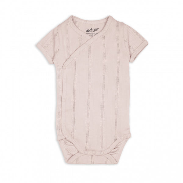 Lodger Romper SS Pointelle Powder