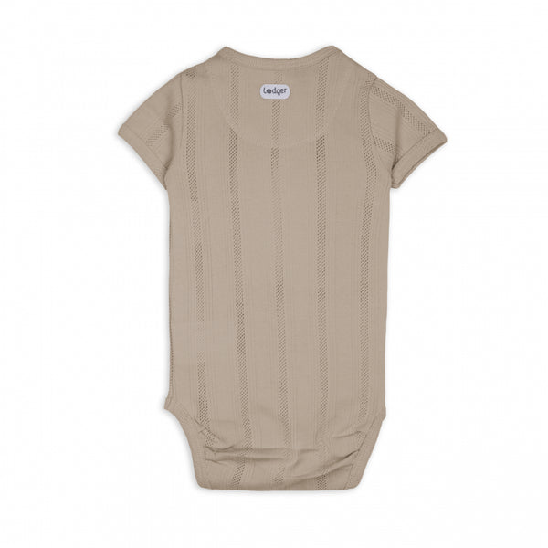 Lodger Romper SS Pointelle Shell