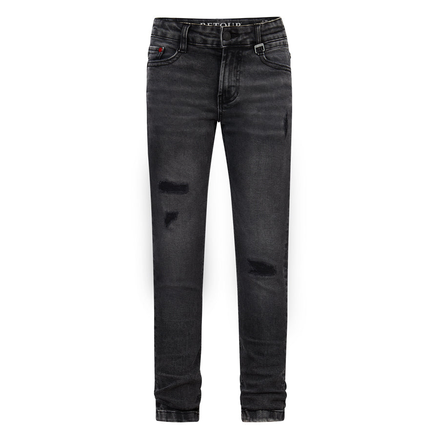 Tobias grey distressed jeans