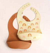 Llc Siliconen slabbetjes 2st: Rainbows Multi