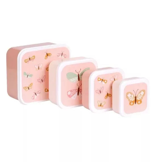 Llc Lunch & snack box set: Butterflies