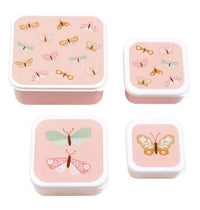 Llc Lunch & snack box set: Butterflies