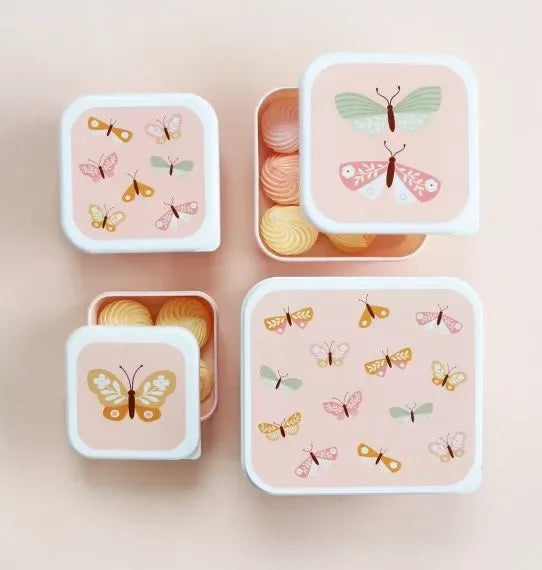 Llc Lunch & snack box set: Butterflies