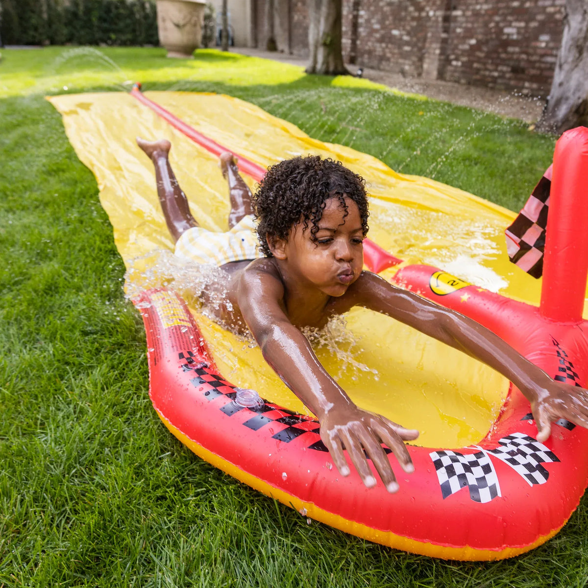 Waterslide racing