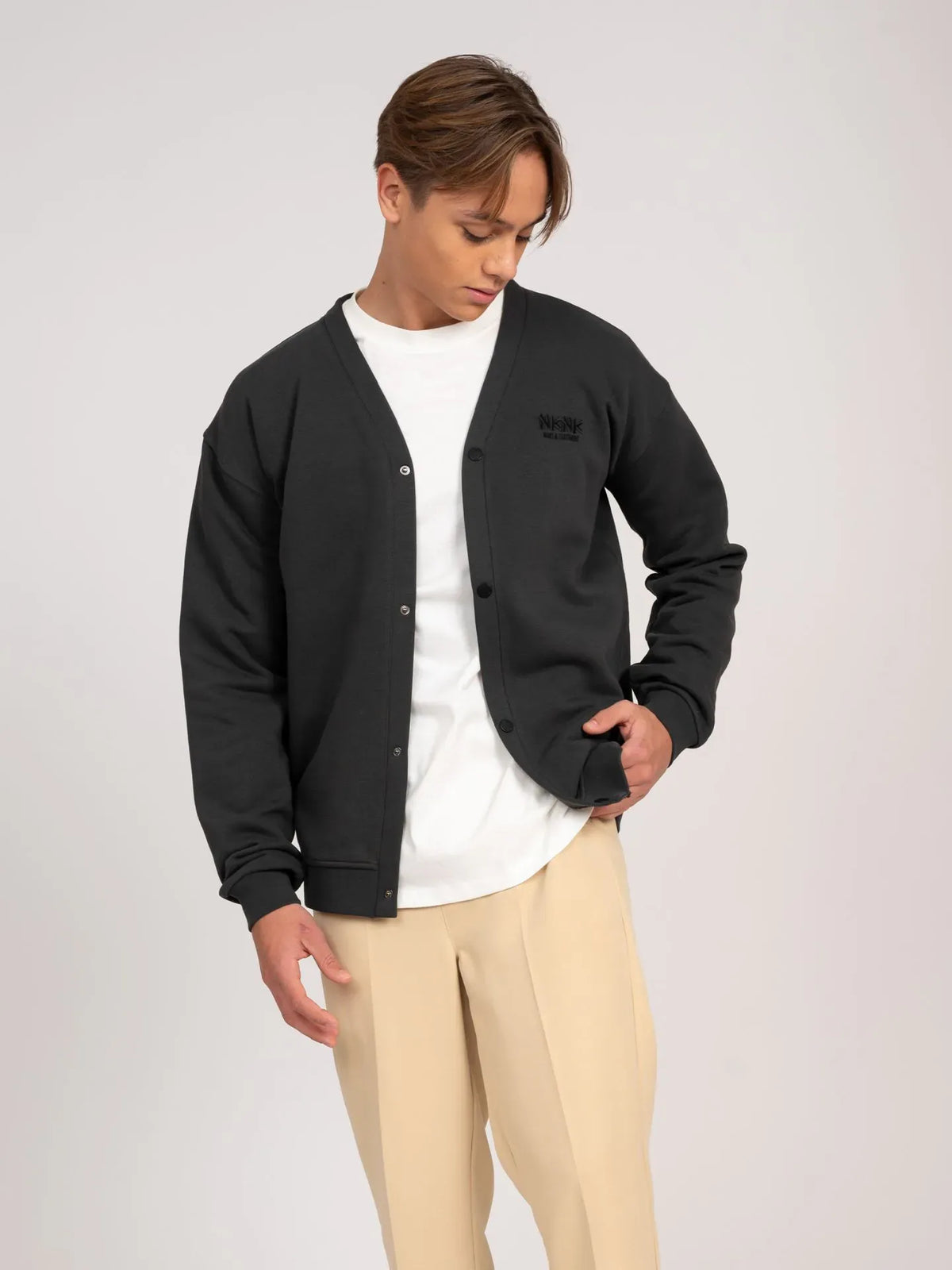 Statement Sweat Cardigan