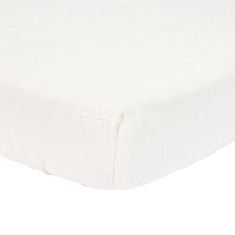 Hoeslaken hydrofiel wieg Soft White
