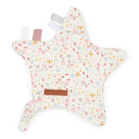 L.dutch Knuffeldoek ster - Flowers&Butterflies