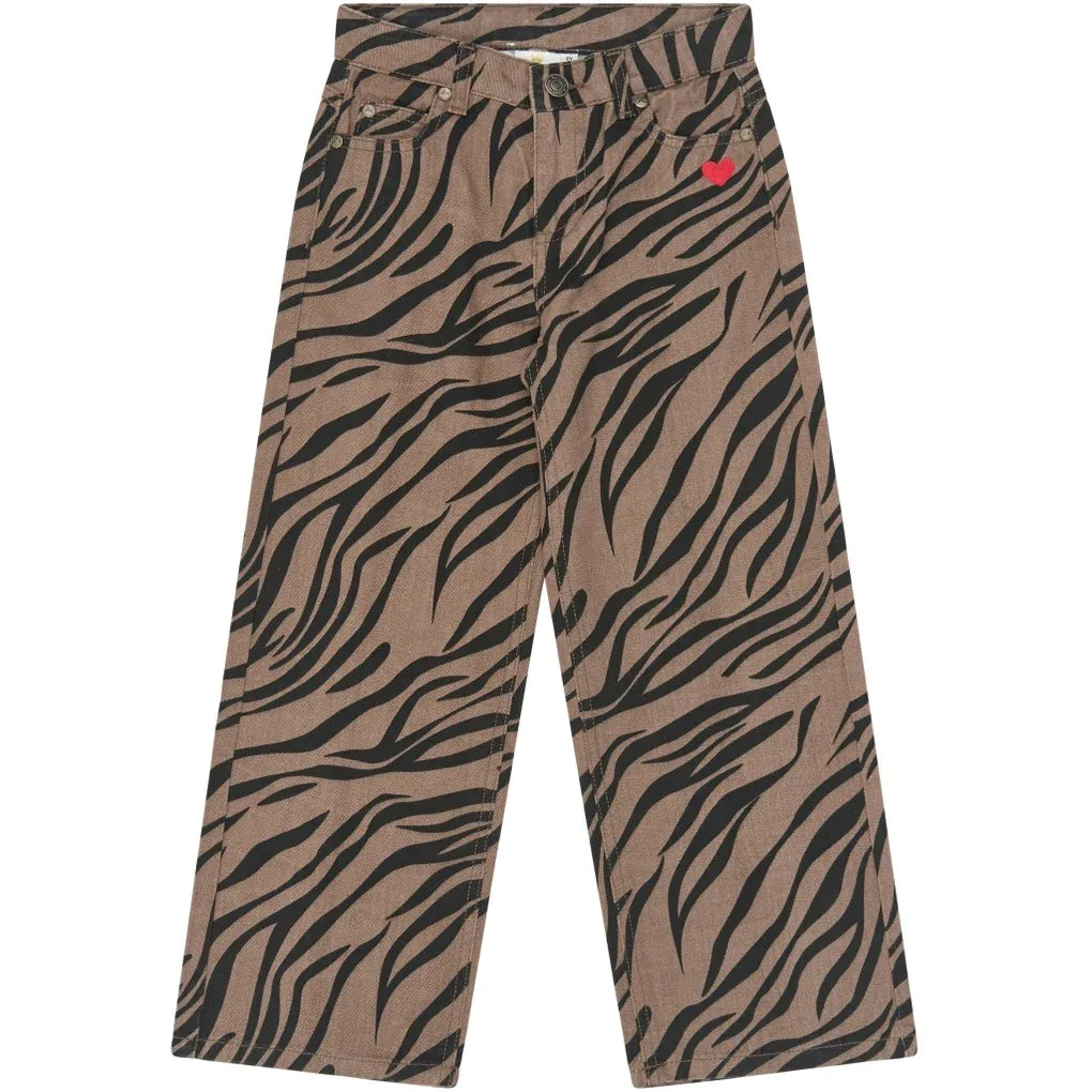 The New TNVanya Wide Fit Jeans Taupe gray aop tn