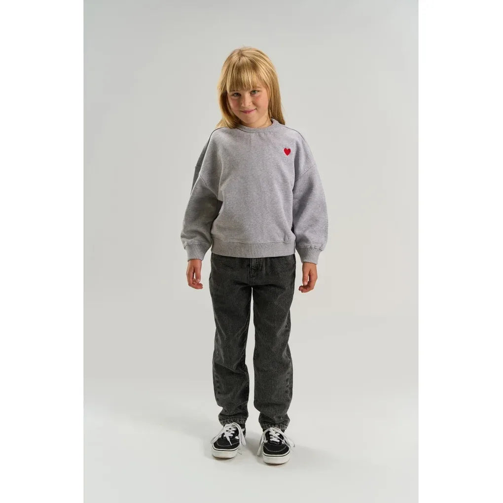 The New TNVolina OS Melange Sweatshirt Light grey melange