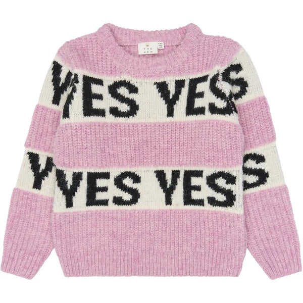 The New TNValette Knit Pullover Pink lavender tn