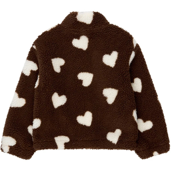 The New TNUnita OS Teddy Jacket Chestnut aop