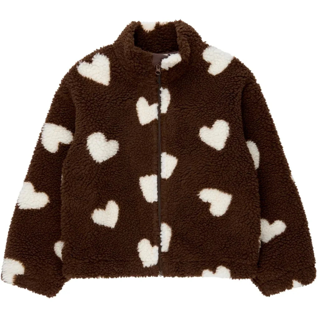 The New TNUnita OS Teddy Jacket Chestnut aop