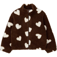 The New TNUnita OS Teddy Jacket Chestnut aop