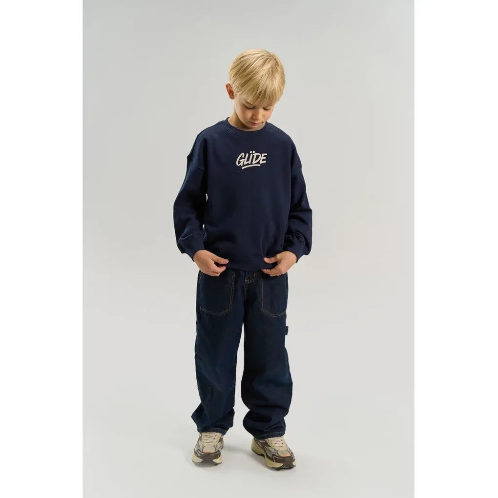 The New TNVance OS Sweatshirt Navy blazer