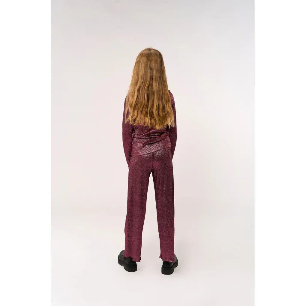 The New TNPrudence Wide Pleat Pants Ibis rose