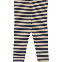 The New Siblings TNSBFro Rib Leggings Navy blazer striped