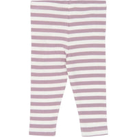 The New Siblings TNSBFro Rib Leggings Elderberry-gardenia striped tn