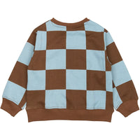 The New TNSTPaulie OS Sweatshirt Toffee check