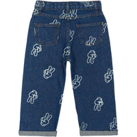 The New TNSTProsper Wide Jeans Medium blue denim aop