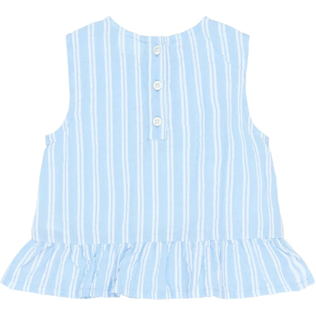 The New Siblings Siri Top Forever blue striped