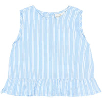 The New Siblings Siri Top Forever blue striped