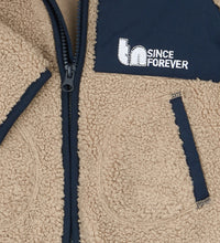The New Siblings Stormy Uni Teddy jasje Navy blazer