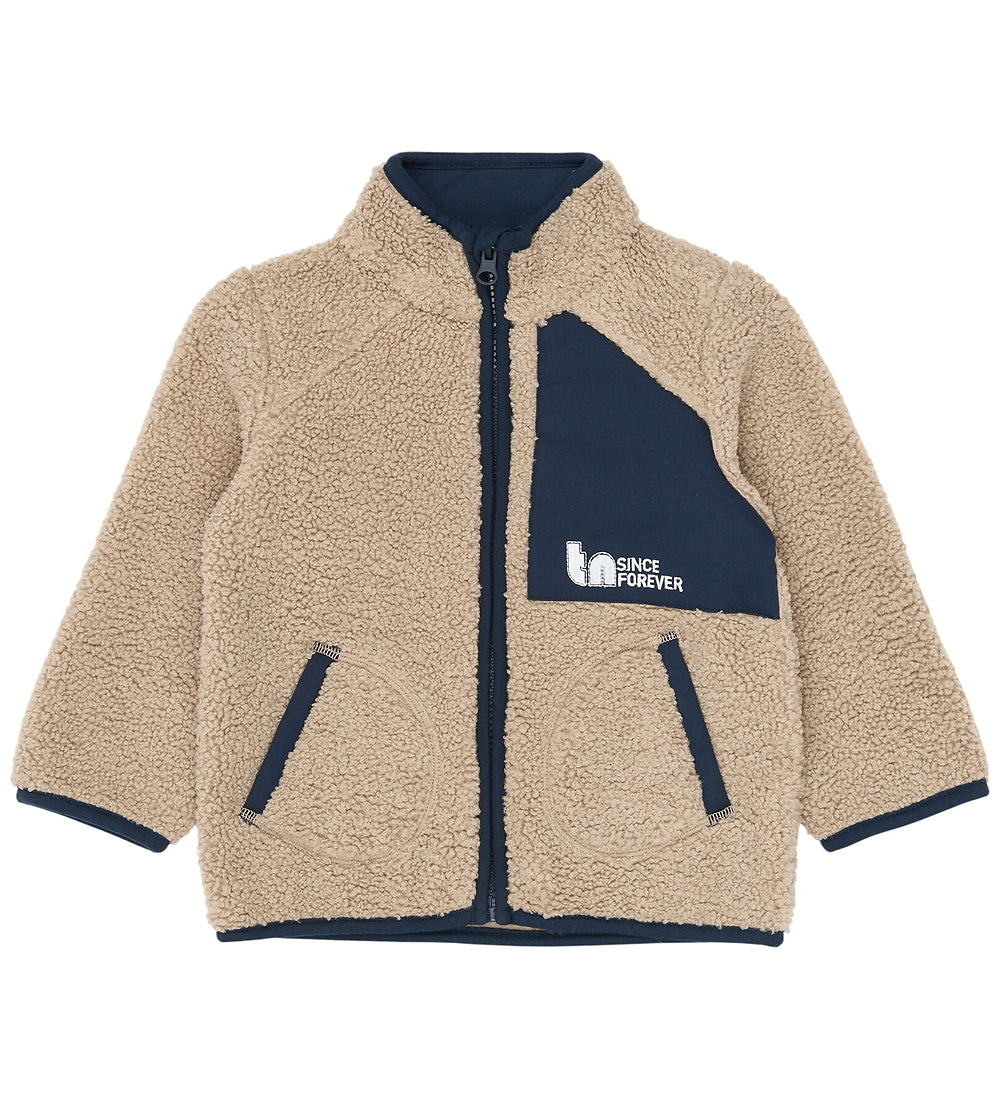The New Siblings Stormy Uni Teddy jasje Navy blazer