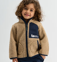 The New Siblings Stormy Uni Teddy jasje Navy blazer